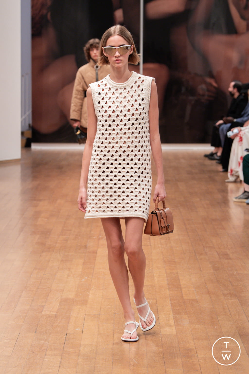 Fashion Week Milan Spring/Summer 2022 look 4 from the Tod's collection 女装