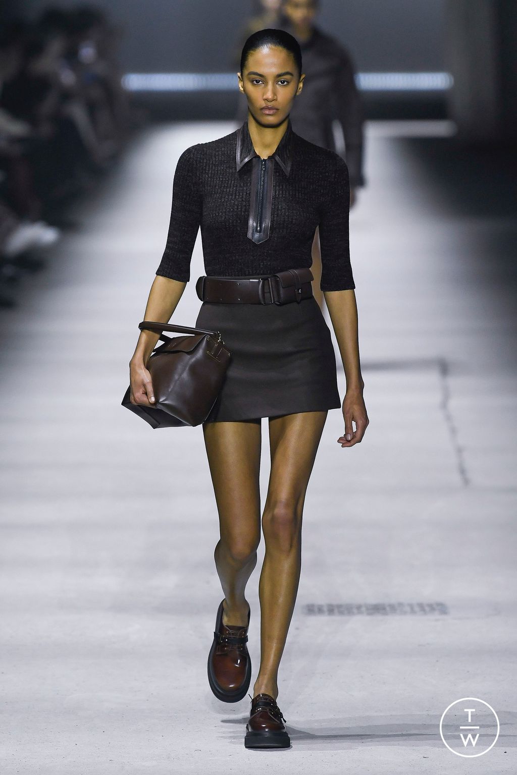 Fashion Week Milan Fall/Winter 2023 look 5 from the Tod's collection womenswear