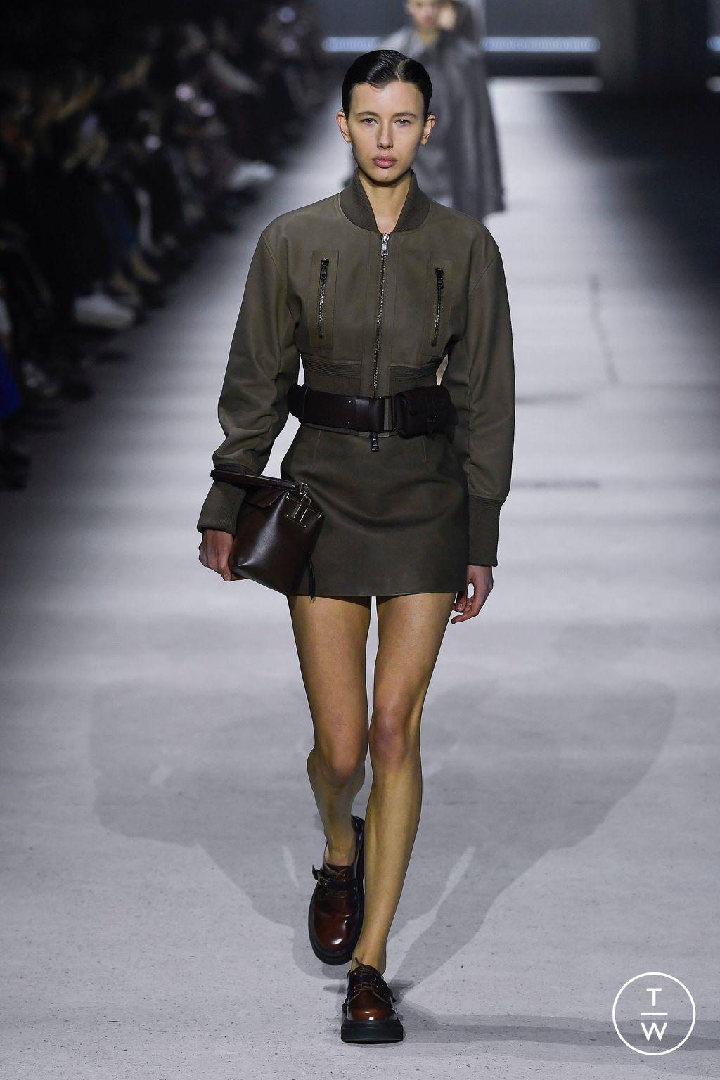 Fashion Week Milan Fall/Winter 2023 look 14 from the Tod's collection womenswear