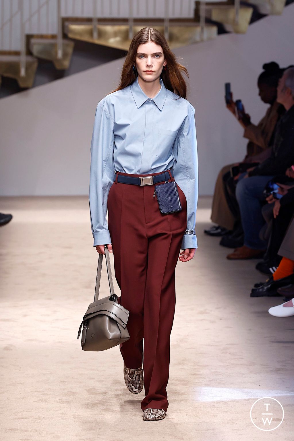 Fashion Week Milan Fall/Winter 2025 look 2 from the Tod's collection womenswear