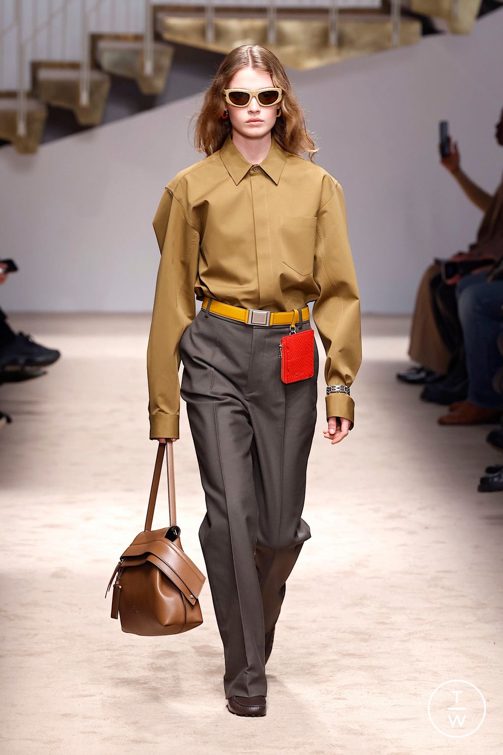 Fashion Week Milan Fall/Winter 2025 look 4 from the Tod's collection womenswear