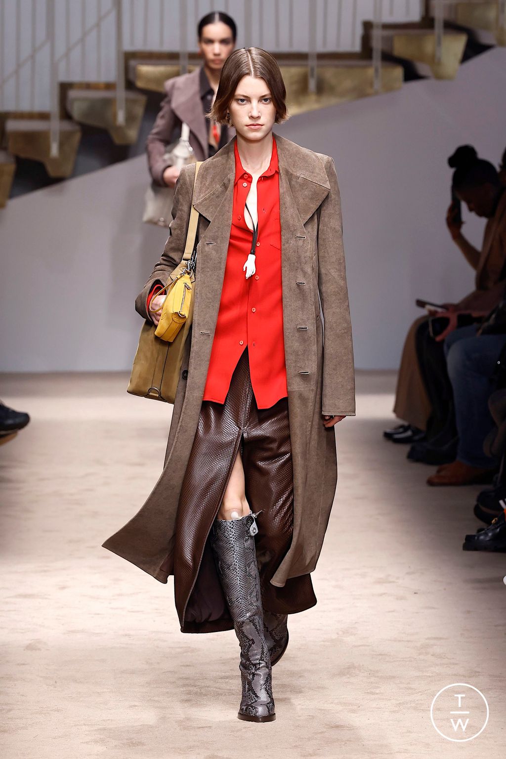 Fashion Week Milan Fall/Winter 2025 look 8 from the Tod's collection womenswear