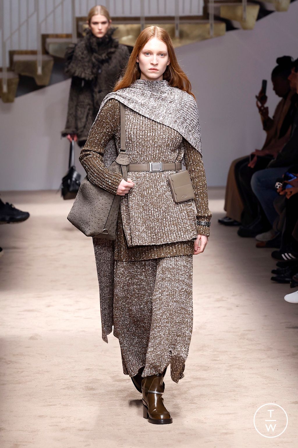 Fashion Week Milan Fall/Winter 2025 look 22 from the Tod's collection womenswear