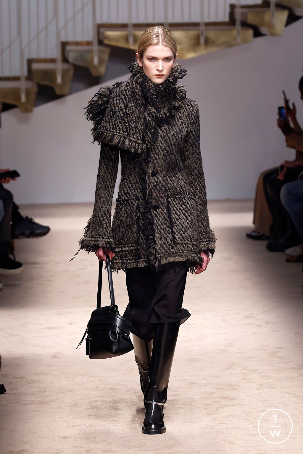 Fashion Week Milan Fall/Winter 2025 look 24 from the Tod's collection womenswear
