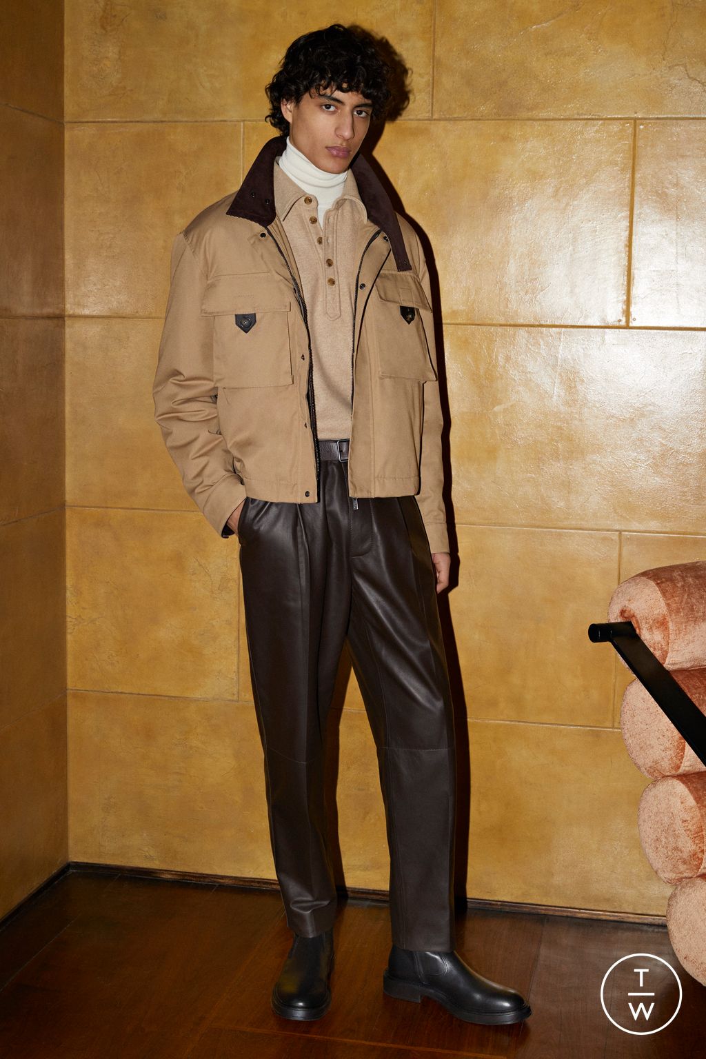 Fashion Week Milan Fall/Winter 2023 look 12 from the Tod's collection menswear