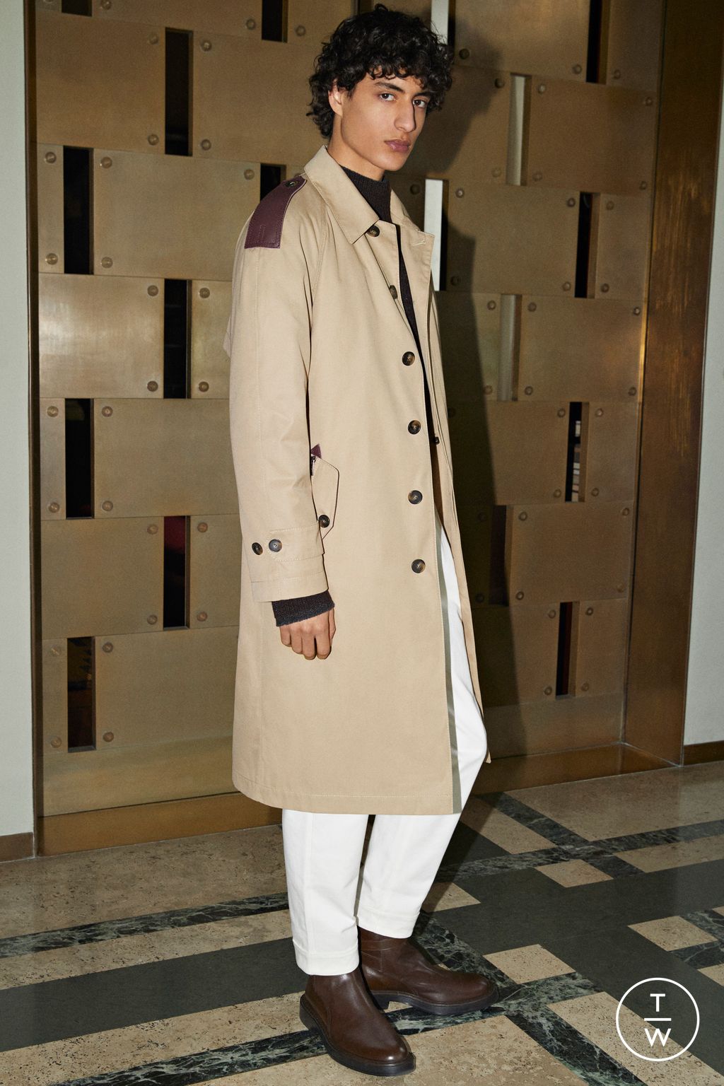 Fashion Week Milan Fall/Winter 2023 look 5 from the Tod's collection menswear