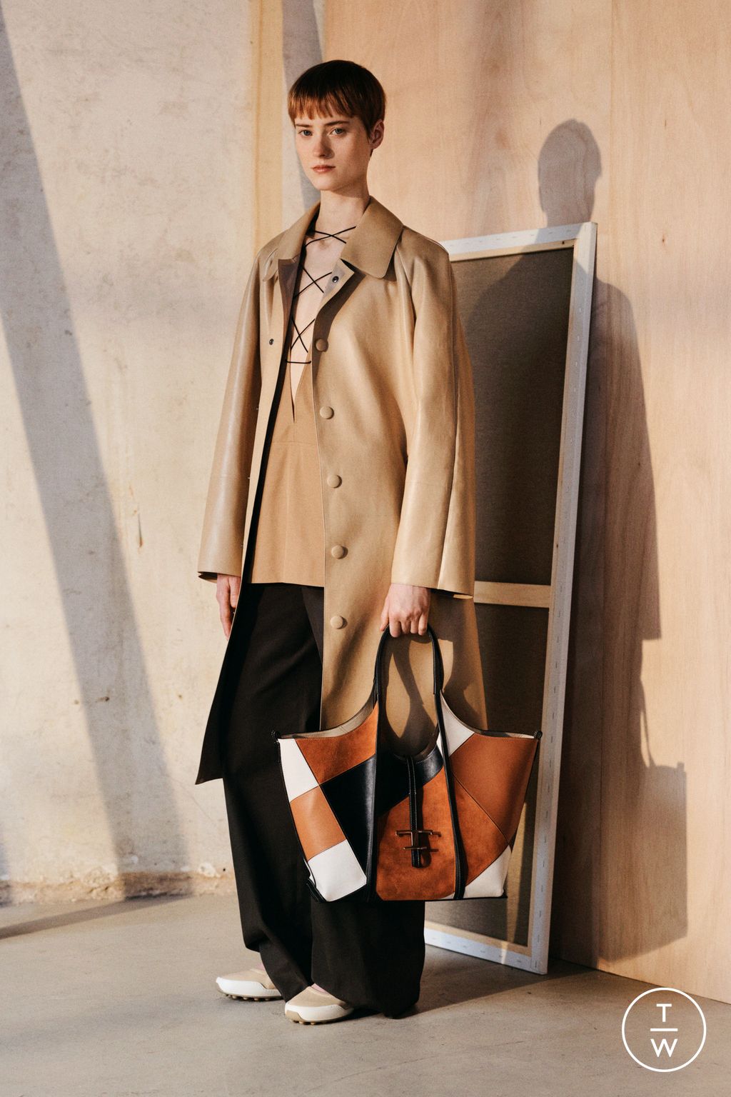 Fashion Week Milan Resort 2024 look 5 de la collection Tod's womenswear