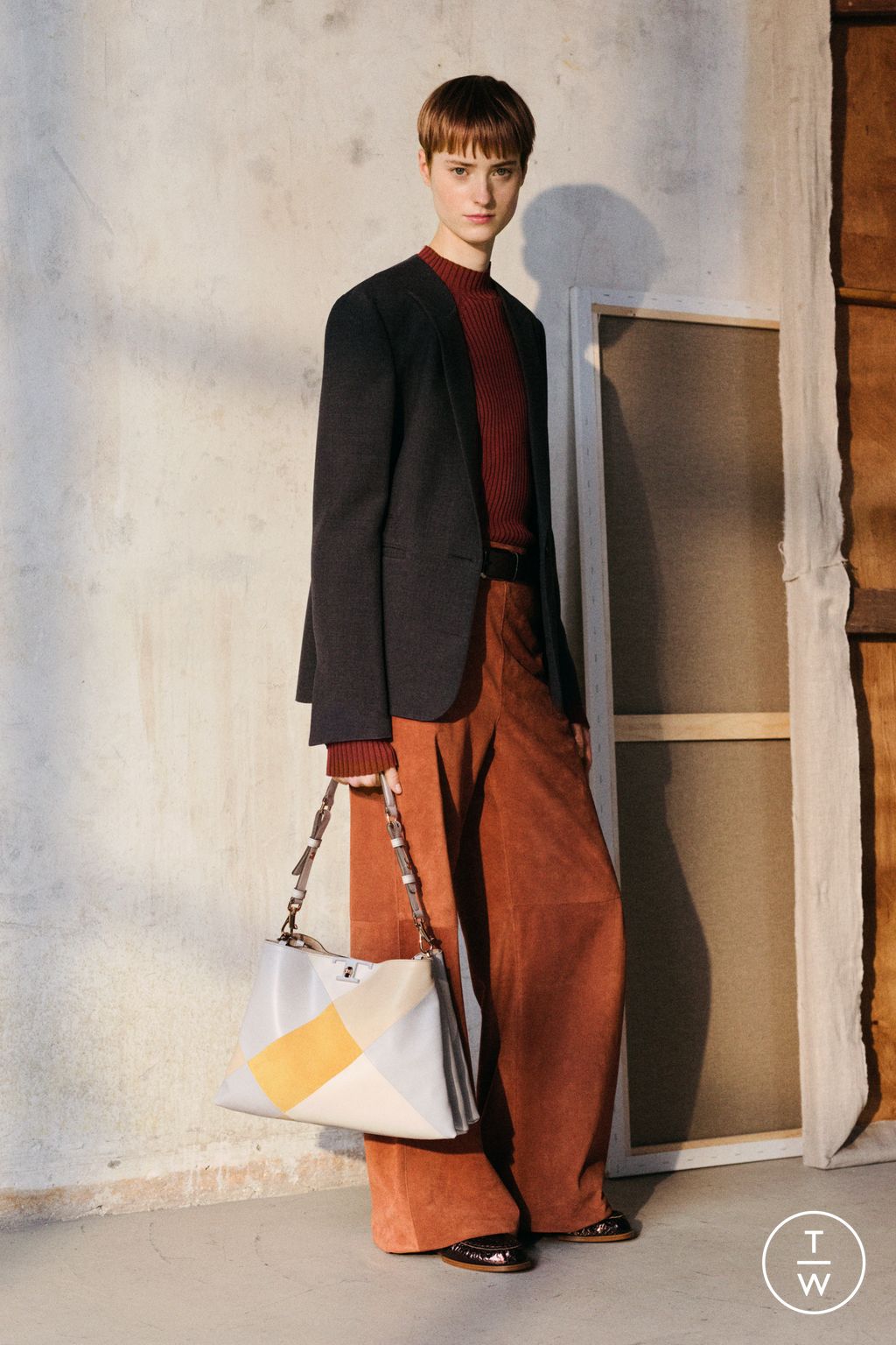 Fashion Week Milan Resort 2024 look 9 from the Tod's collection womenswear