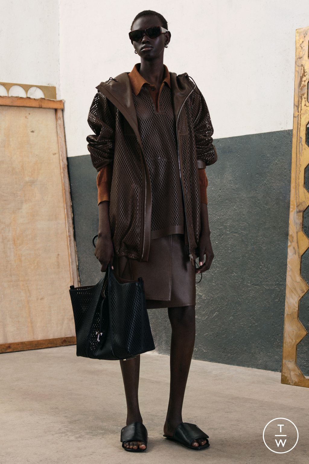 Fashion Week Milan Resort 2025 look 6 from the Tod's collection womenswear