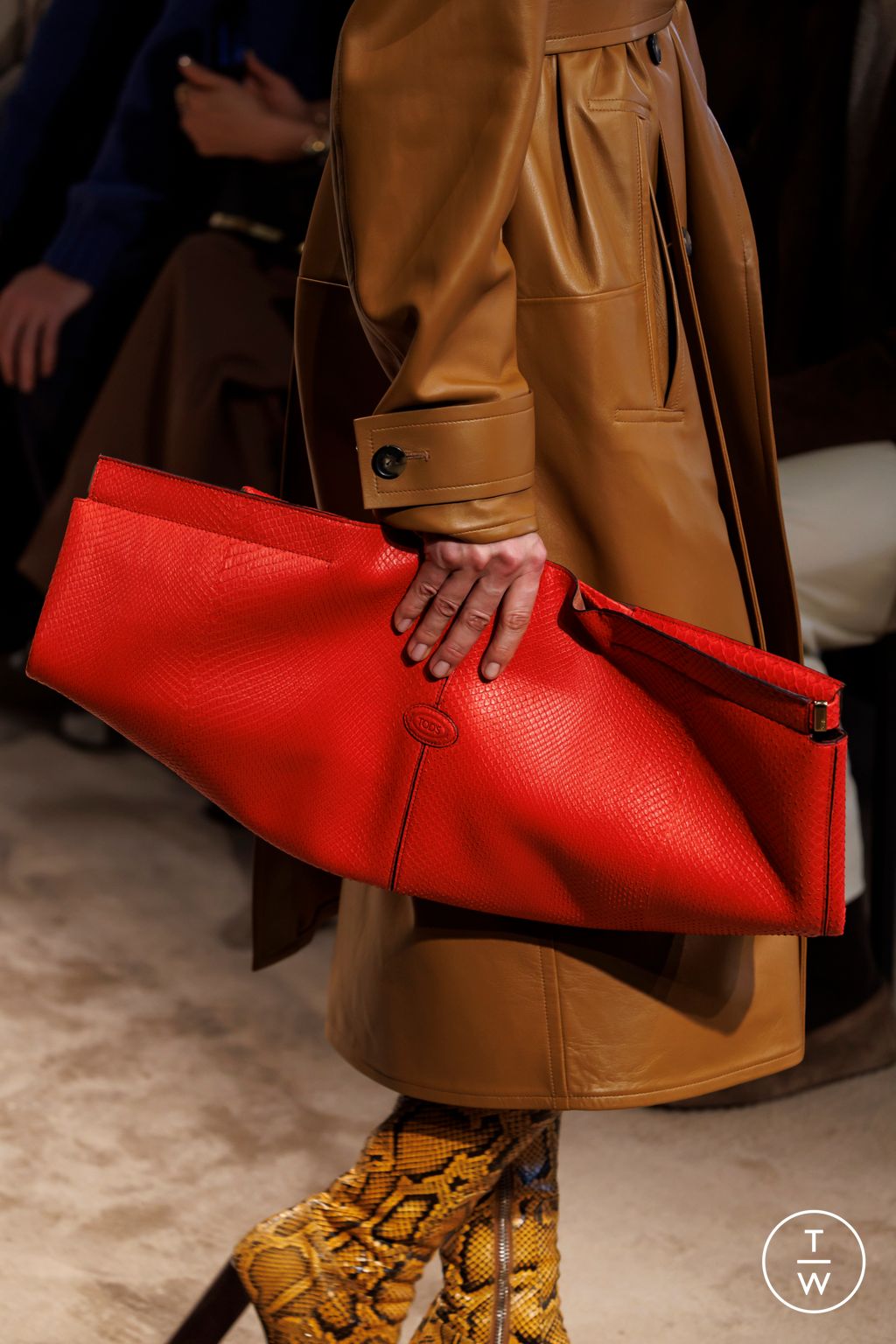 Fashion Week Milan Fall/Winter 2025 look 28 from the Tod's collection womenswear accessories