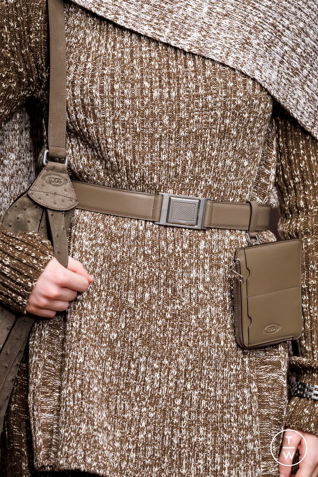 Fashion Week Milan Fall/Winter 2025 look 53 from the Tod's collection 女装配饰