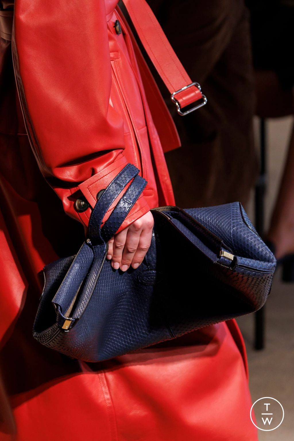 Fashion Week Milan Fall/Winter 2025 look 77 from the Tod's collection womenswear accessories