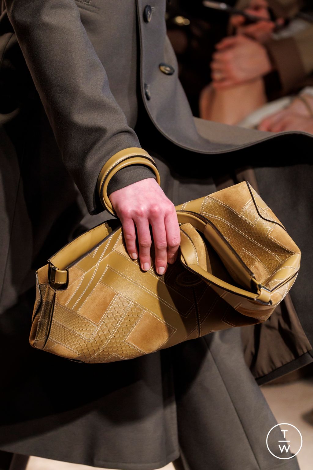 Fashion Week Milan Fall/Winter 2025 look 8 from the Tod's collection womenswear accessories