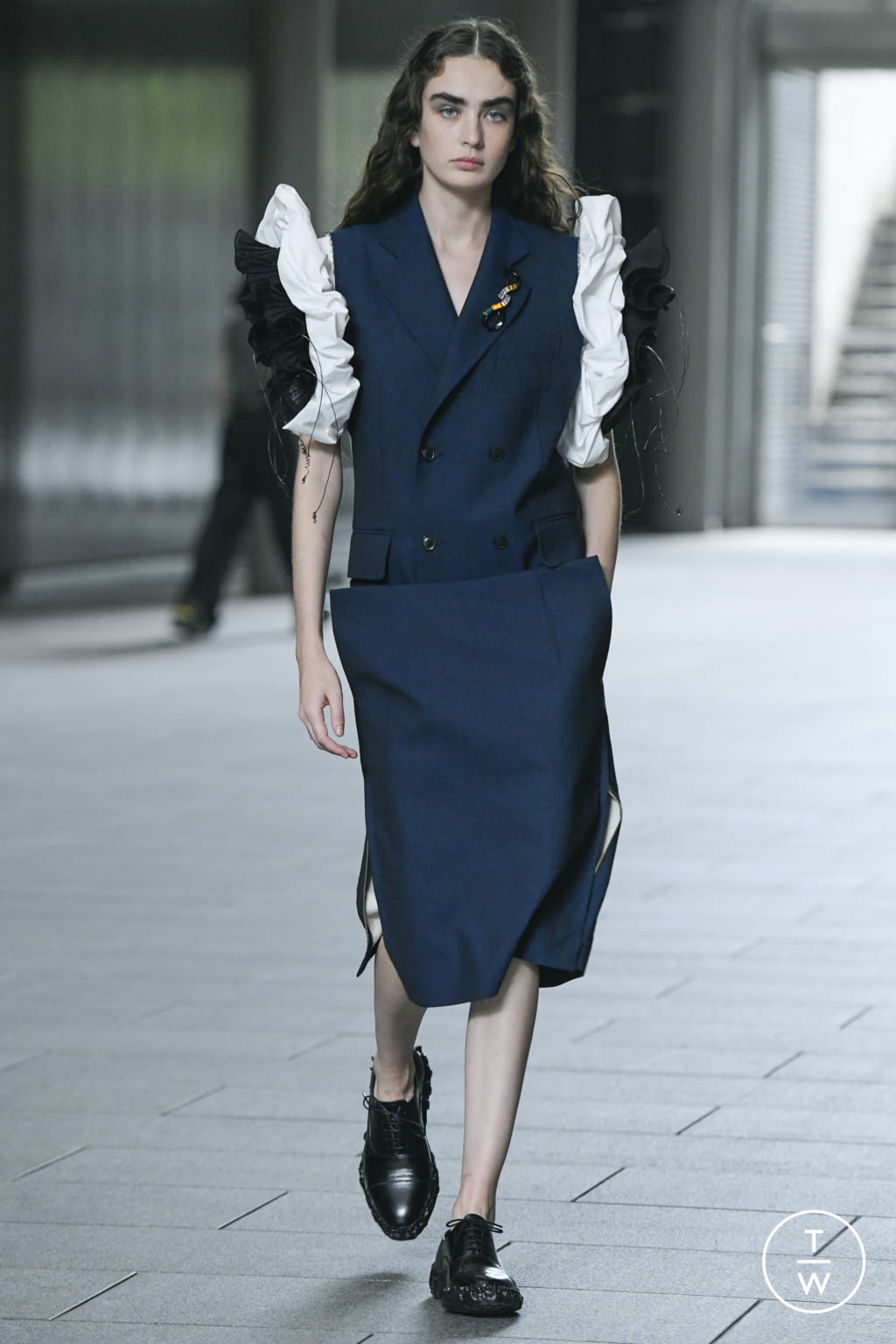 Fashion Week London Spring/Summer 2022 look 6 from the Toga collection 女装