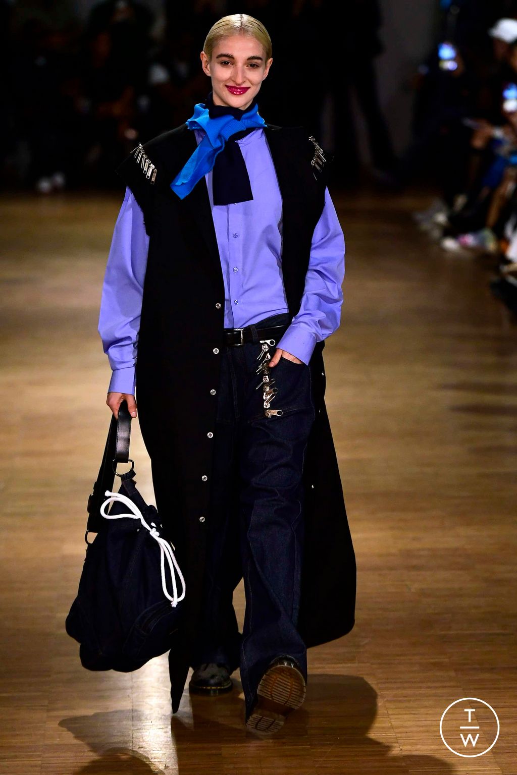 Fashion Week Milan Fall/Winter 2023 look 17 from the Tokyo James collection womenswear