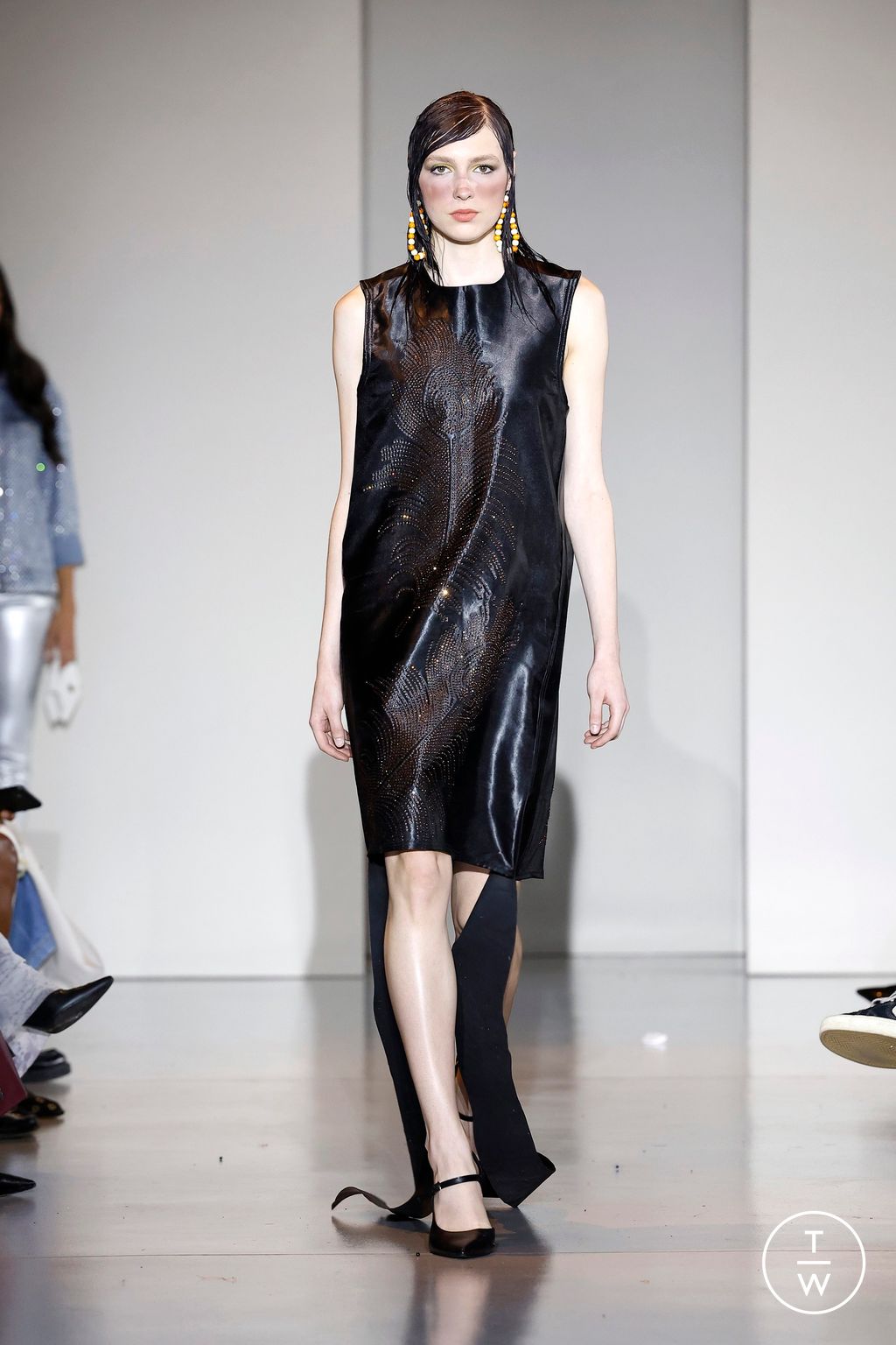 Fashion Week Milan Spring-Summer 2025 look 31 from the Tokyo James collection womenswear