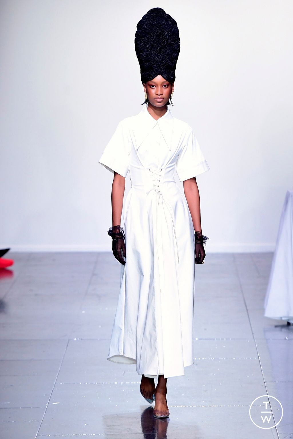Fashion Week London Spring/Summer 2024 look 6 from the TOLU COKER collection womenswear