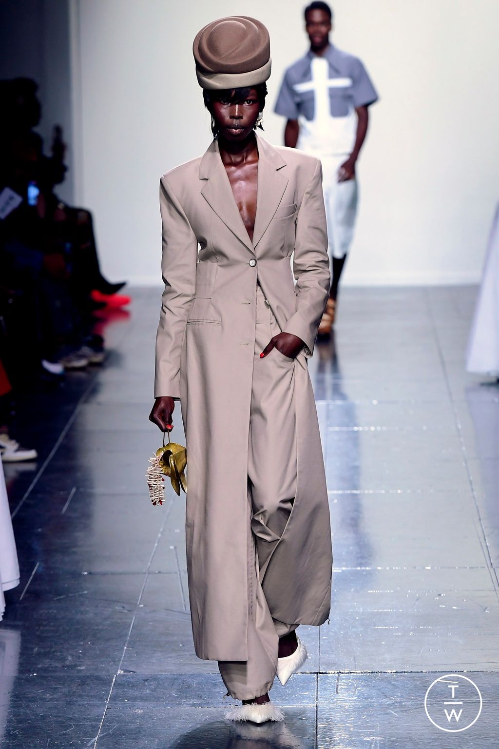 Fashion Week London Spring/Summer 2024 look 7 from the TOLU COKER collection womenswear