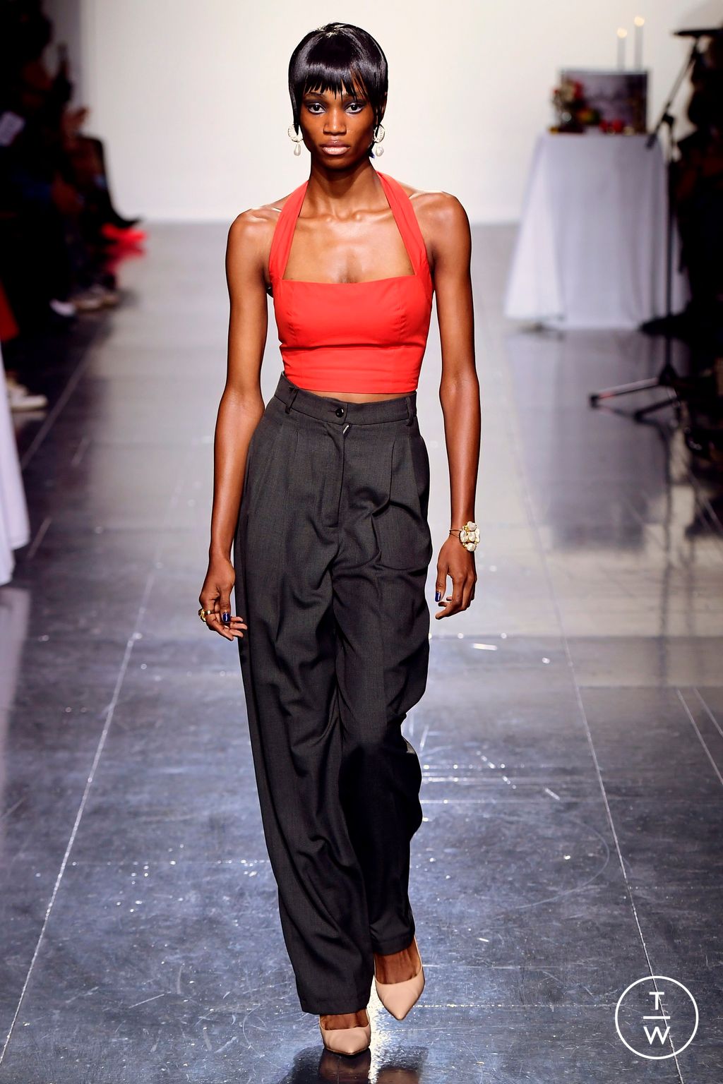 Fashion Week London Spring/Summer 2024 look 9 from the TOLU COKER collection womenswear