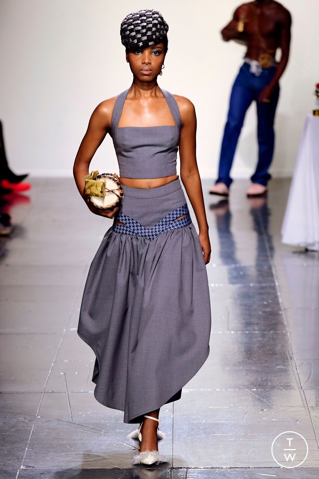 Fashion Week London Spring/Summer 2024 look 10 from the TOLU COKER collection womenswear