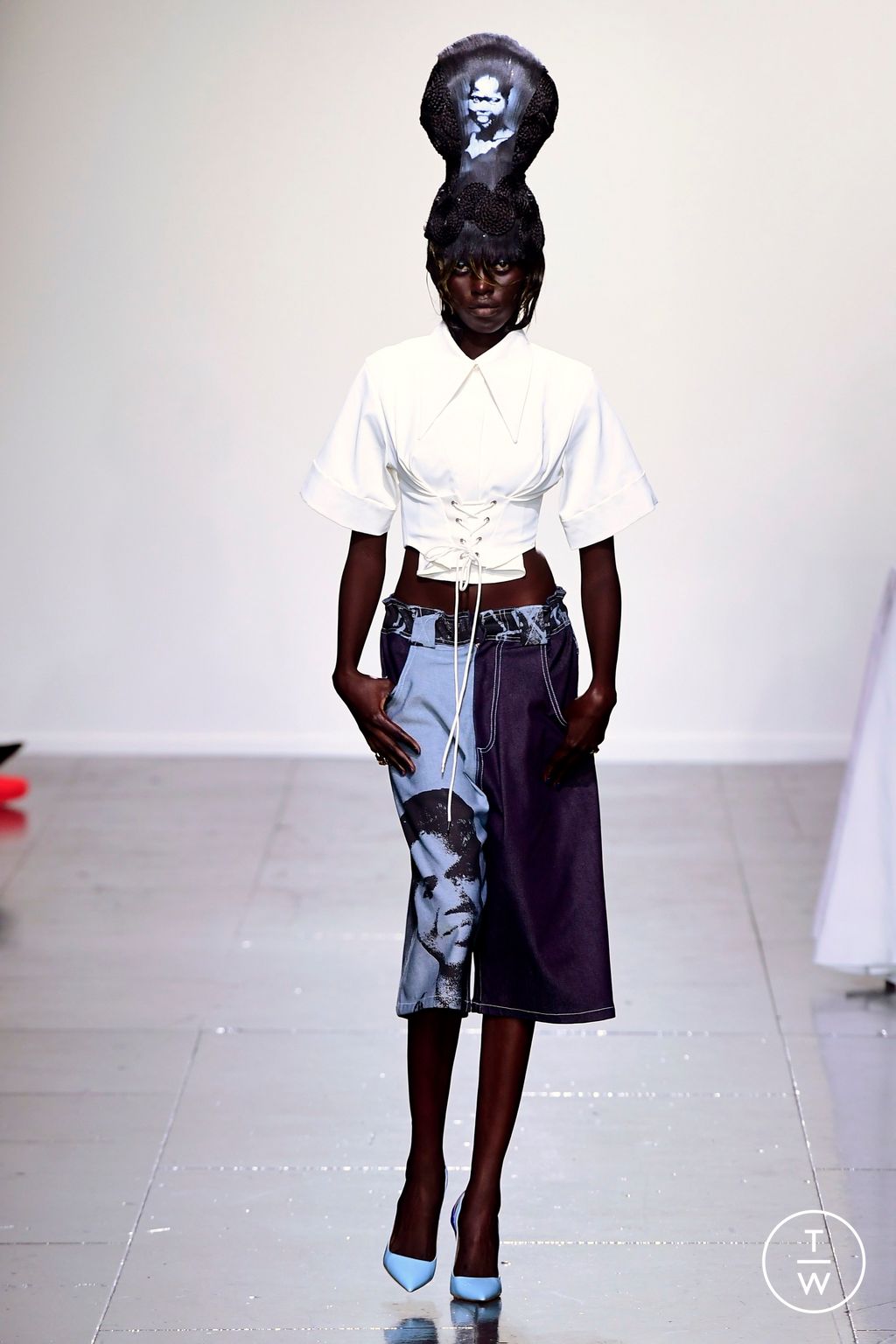 Fashion Week London Spring/Summer 2024 look 12 from the TOLU COKER collection womenswear