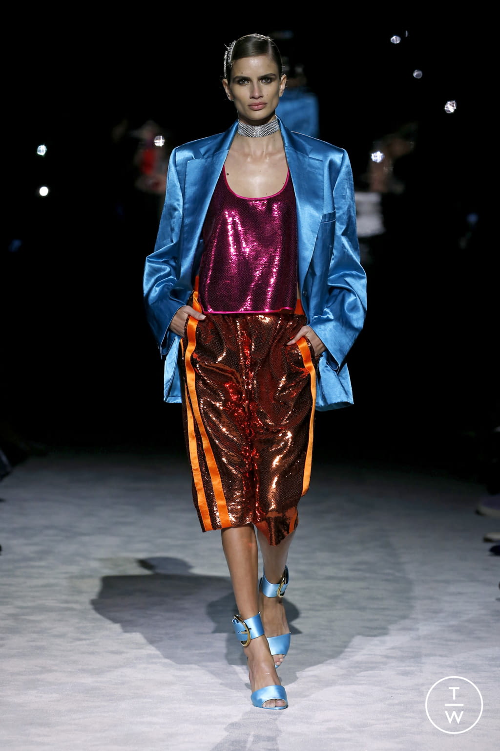 Fashion Week New York Spring/Summer 2022 look 1 from the Tom Ford collection womenswear