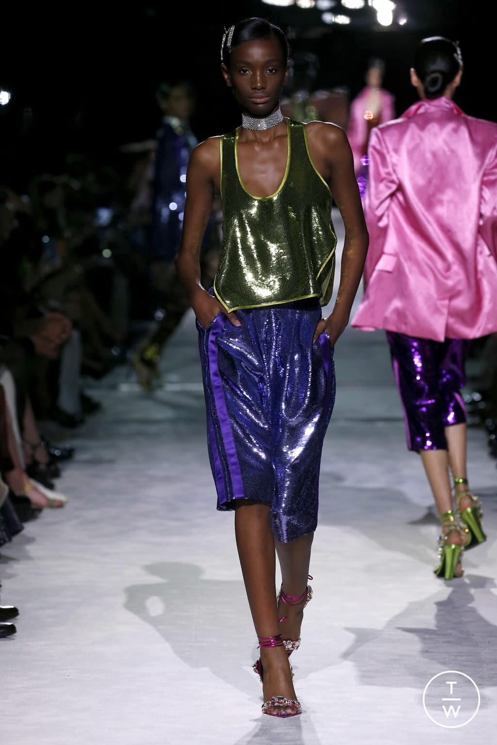 Fashion Week New York Spring/Summer 2022 look 5 de la collection Tom Ford womenswear