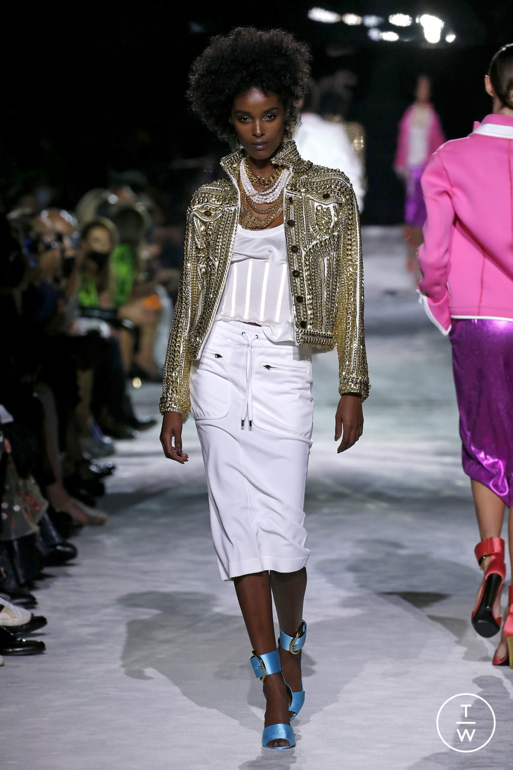 Fashion Week New York Spring/Summer 2022 look 13 from the Tom Ford collection womenswear
