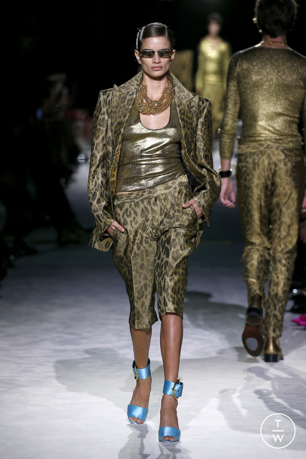 Fashion Week New York Spring/Summer 2022 look 23 from the Tom Ford collection womenswear