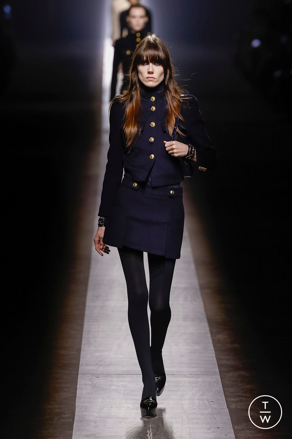 Fashion Week Milan Fall/Winter 2024 look 6 de la collection Tom Ford womenswear