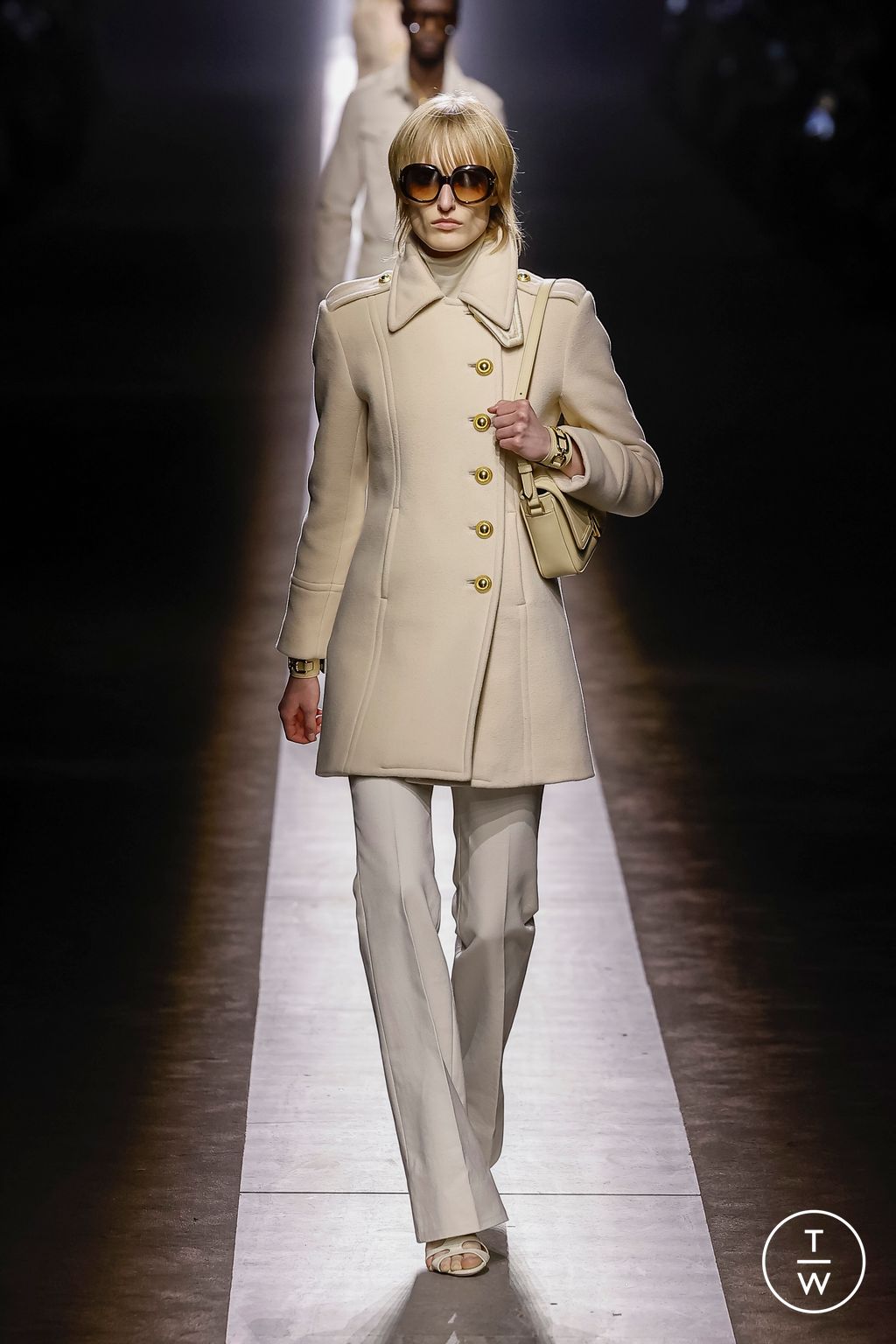 Fashion Week Milan Fall/Winter 2024 look 9 de la collection Tom Ford womenswear
