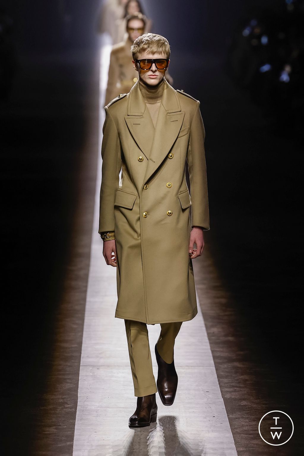 Fashion Week Milan Fall/Winter 2024 look 12 de la collection Tom Ford womenswear
