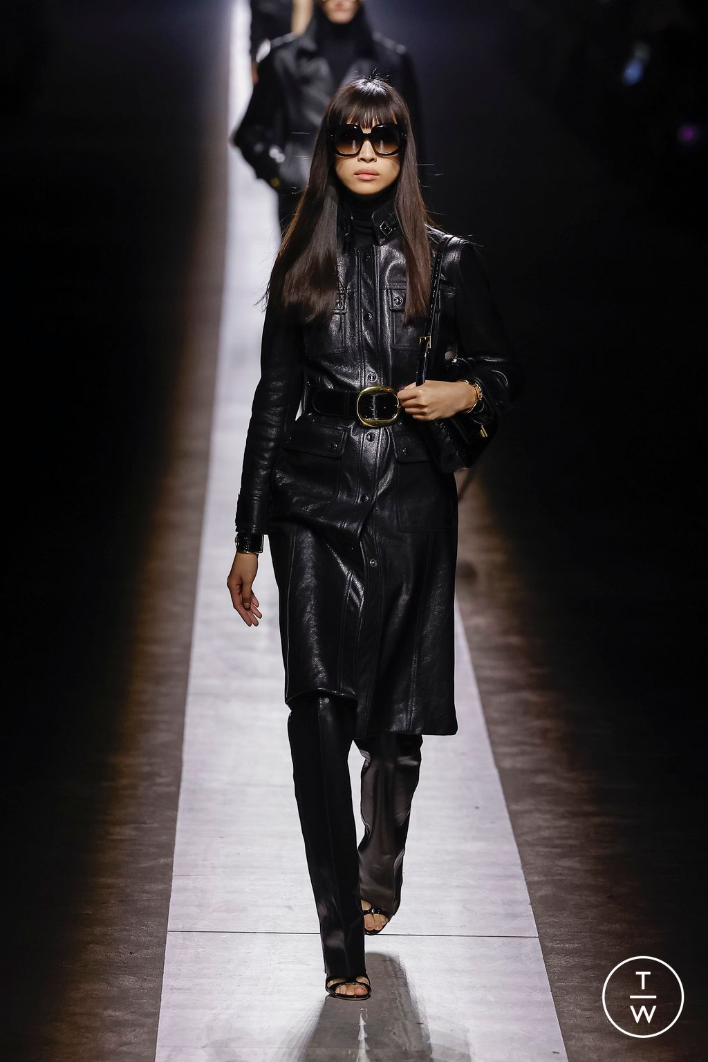 Fashion Week Milan Fall/Winter 2024 look 25 from the Tom Ford collection womenswear