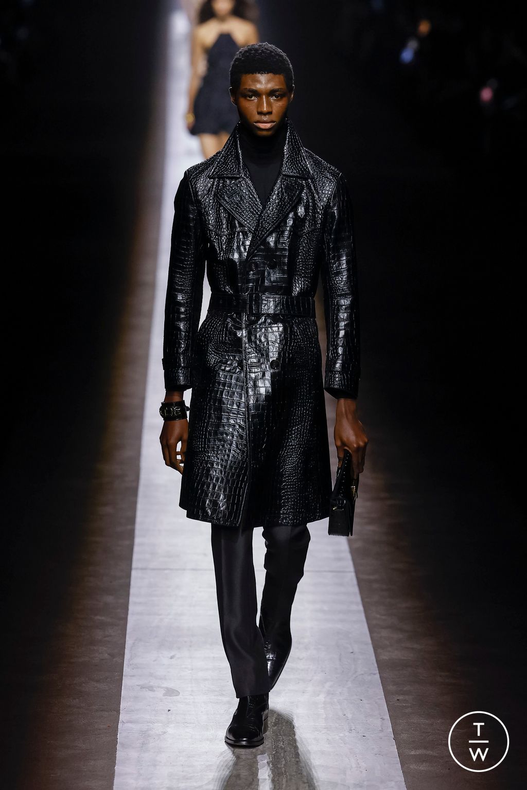 Fashion Week Milan Fall/Winter 2024 look 53 from the Tom Ford collection 女装