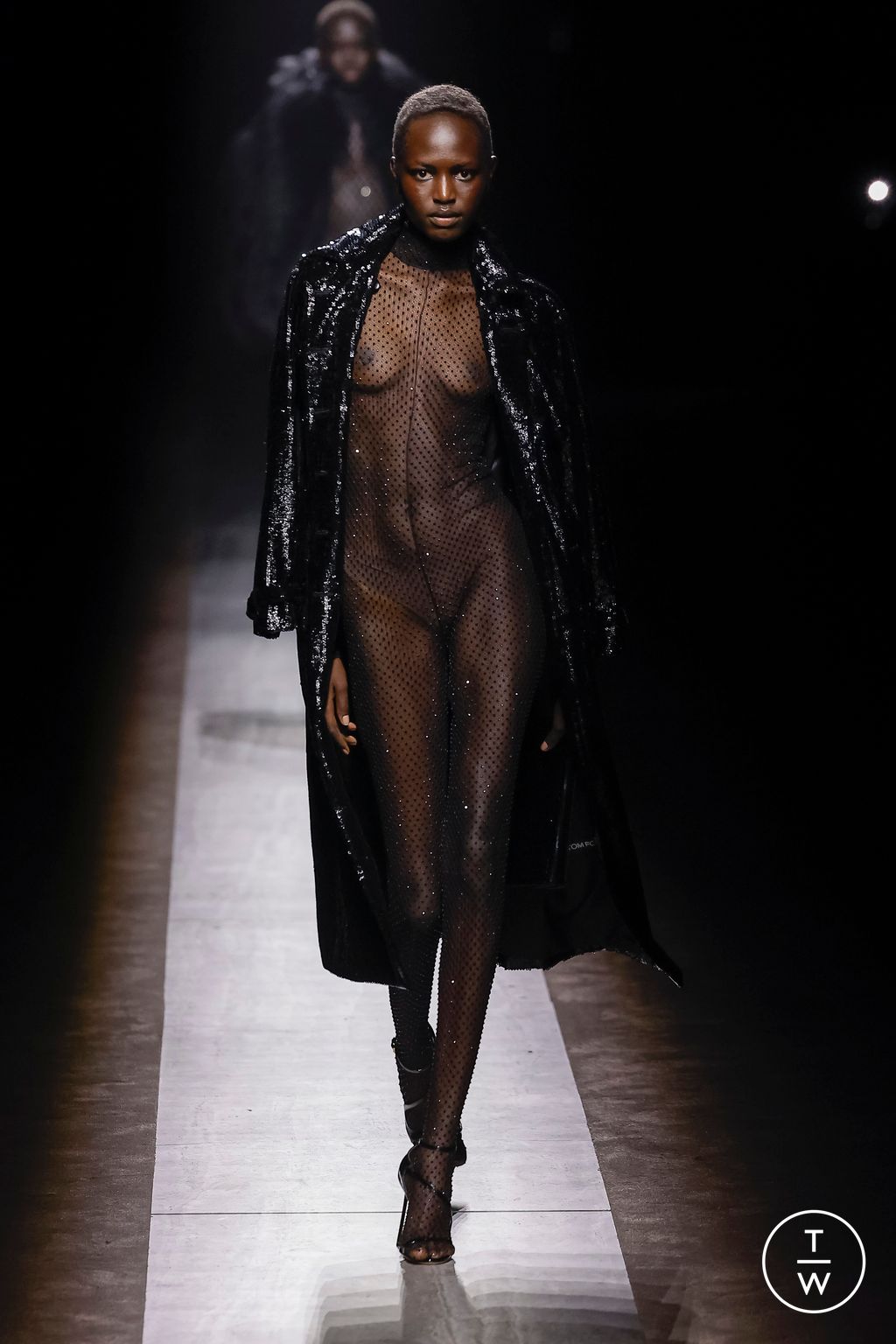 Fashion Week Milan Fall/Winter 2024 look 64 from the Tom Ford collection womenswear