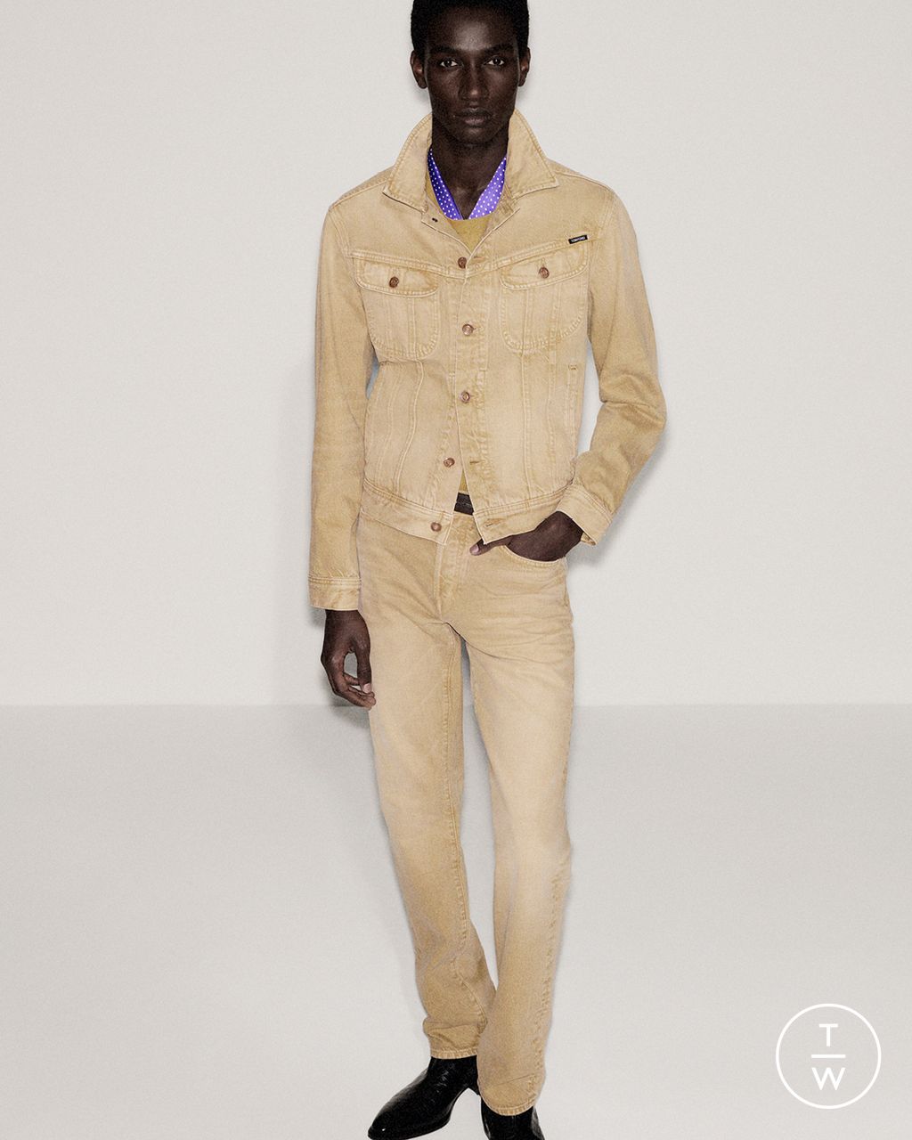 Fashion Week Paris Resort 2026 look 17 de la collection Tom Ford menswear