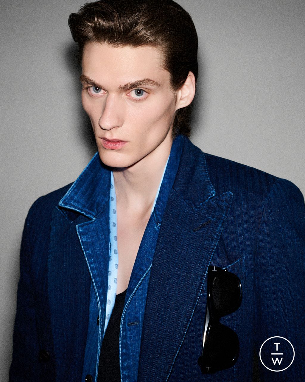 Fashion Week Paris Resort 2026 look 24 from the Tom Ford collection menswear