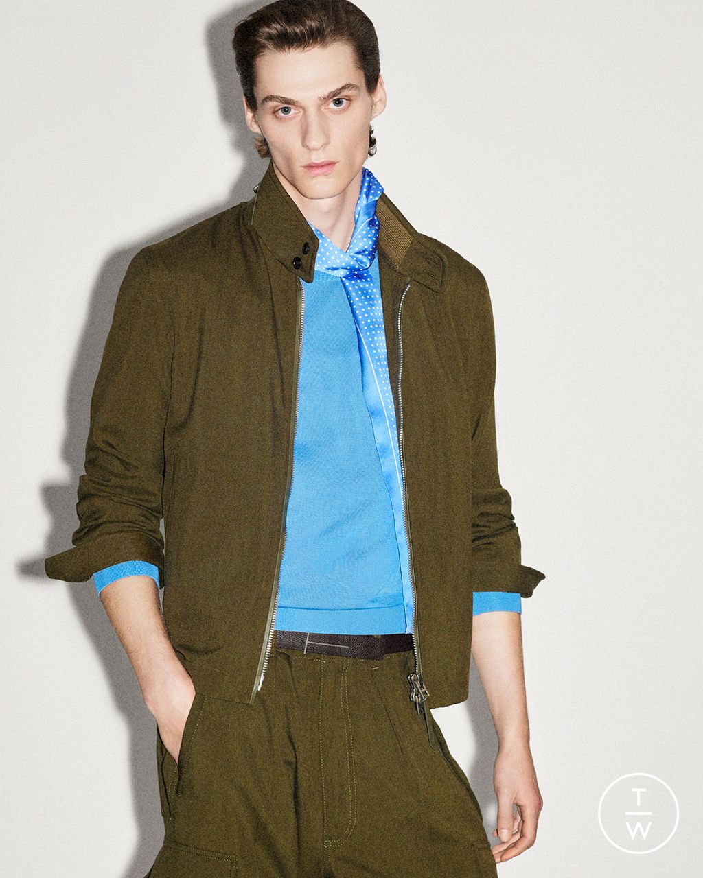 Fashion Week Paris Resort 2026 look 25 from the Tom Ford collection menswear