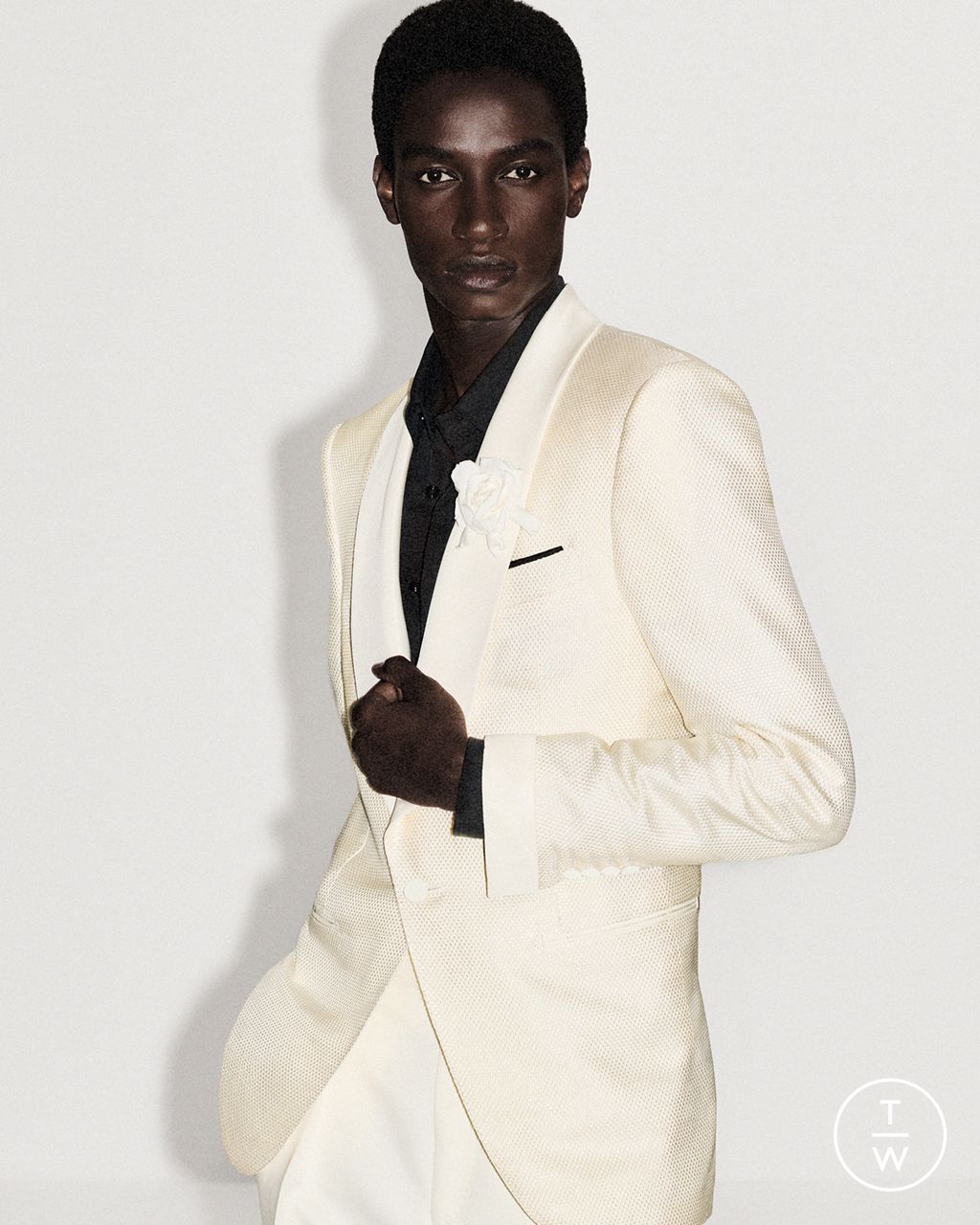 Fashion Week Paris Resort 2026 look 32 from the Tom Ford collection menswear