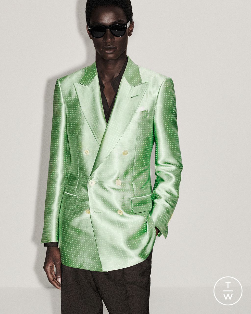 Fashion Week Paris Resort 2026 look 34 from the Tom Ford collection menswear