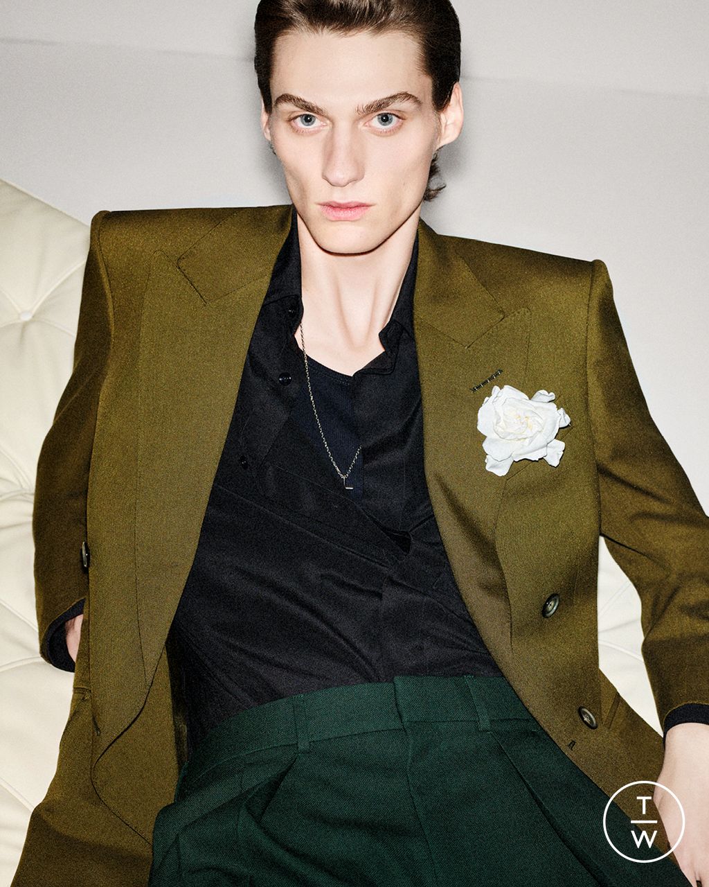 Fashion Week Paris Resort 2026 look 35 de la collection Tom Ford menswear