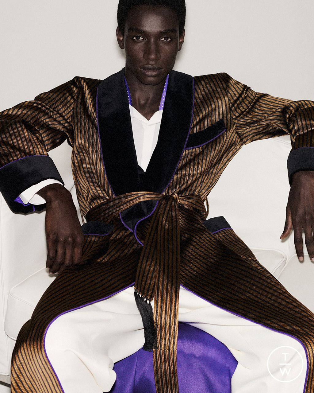 Fashion Week Paris Resort 2026 look 37 from the Tom Ford collection menswear