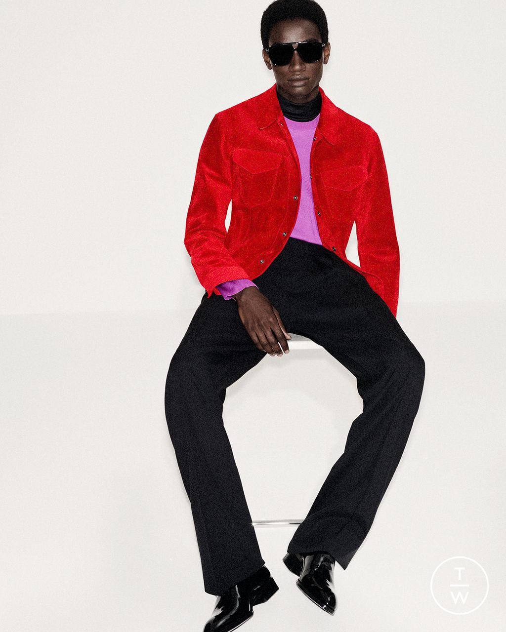 Fashion Week Paris Resort 2026 look 6 de la collection Tom Ford menswear