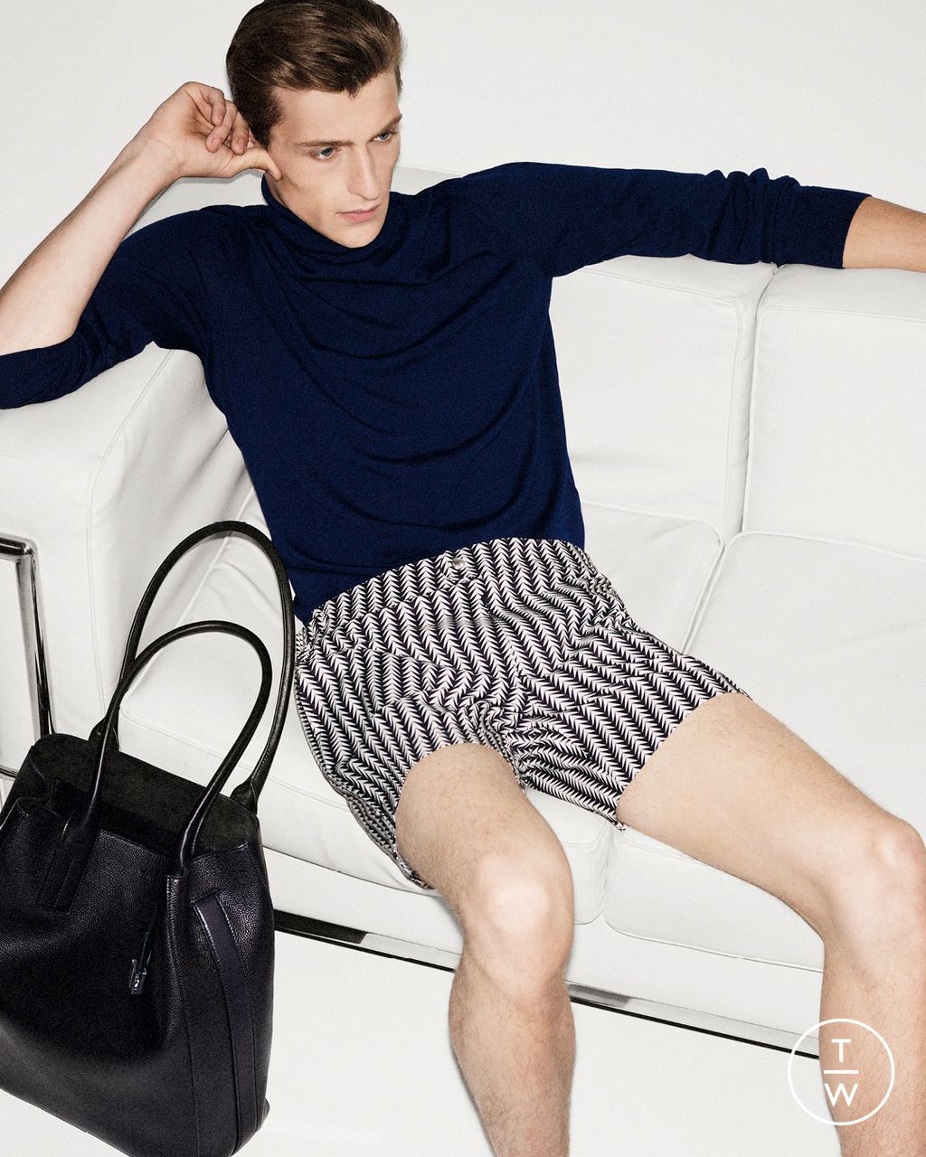 Fashion Week Paris Resort 2026 look 9 from the Tom Ford collection menswear