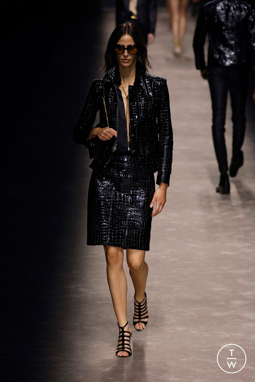 Fashion Week Milan Spring/Summer 2024 look 6 from the Tom Ford collection womenswear