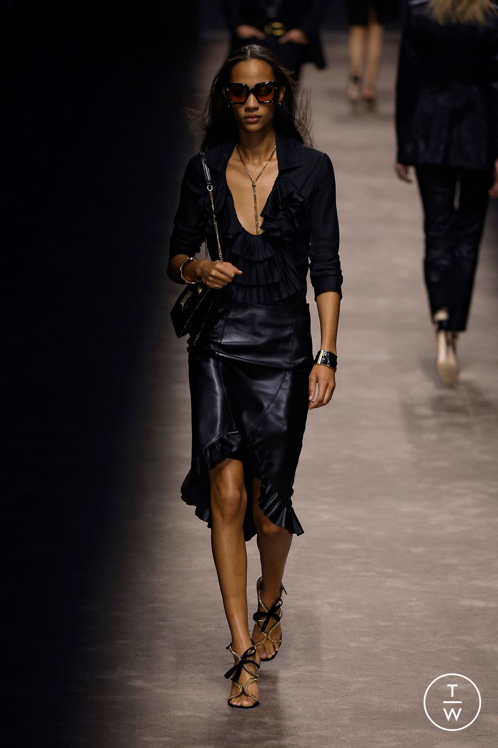 Fashion Week Milan Spring/Summer 2024 look 9 de la collection Tom Ford womenswear