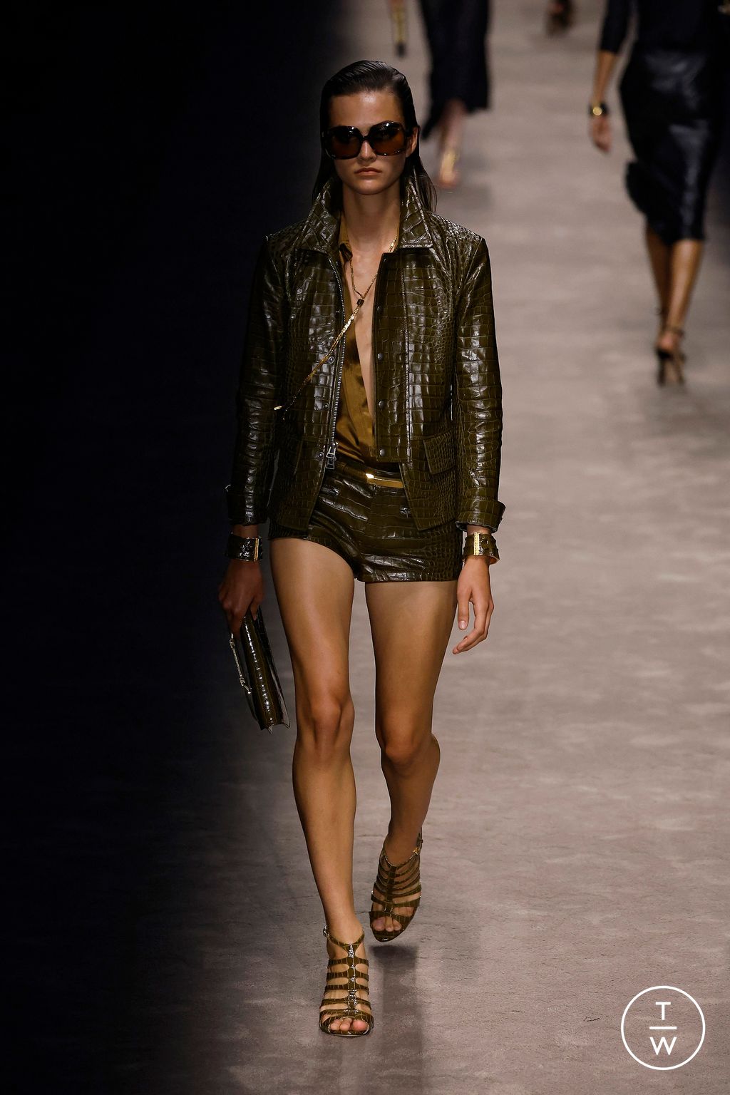 Fashion Week Milan Spring/Summer 2024 look 11 de la collection Tom Ford womenswear