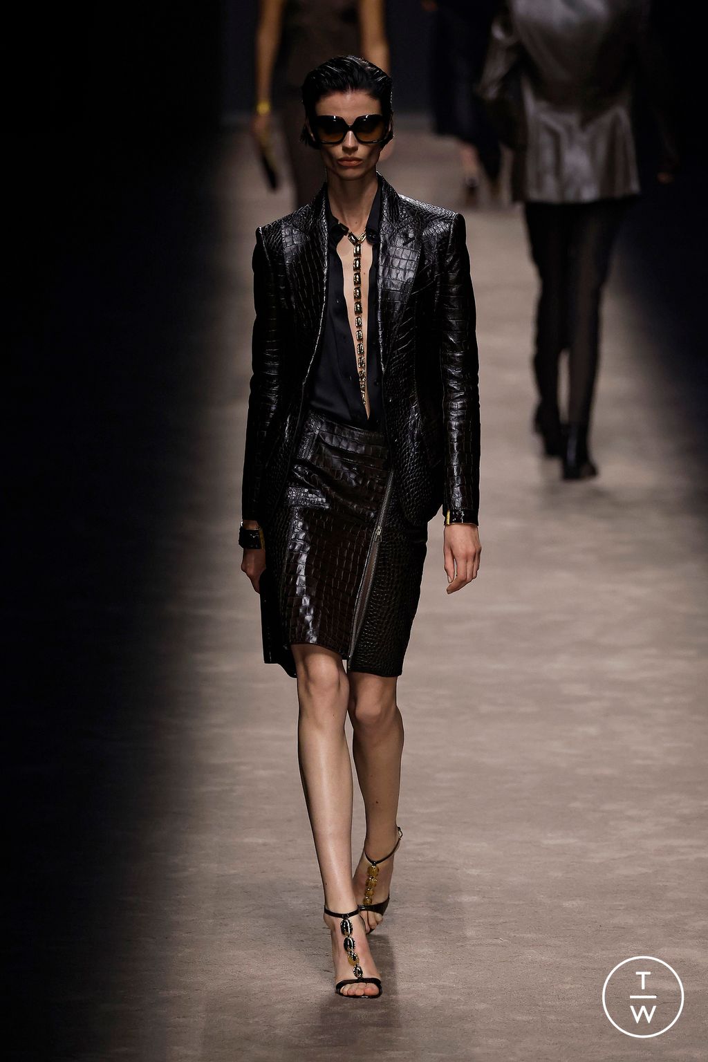 Fashion Week Milan Spring/Summer 2024 look 15 de la collection Tom Ford womenswear