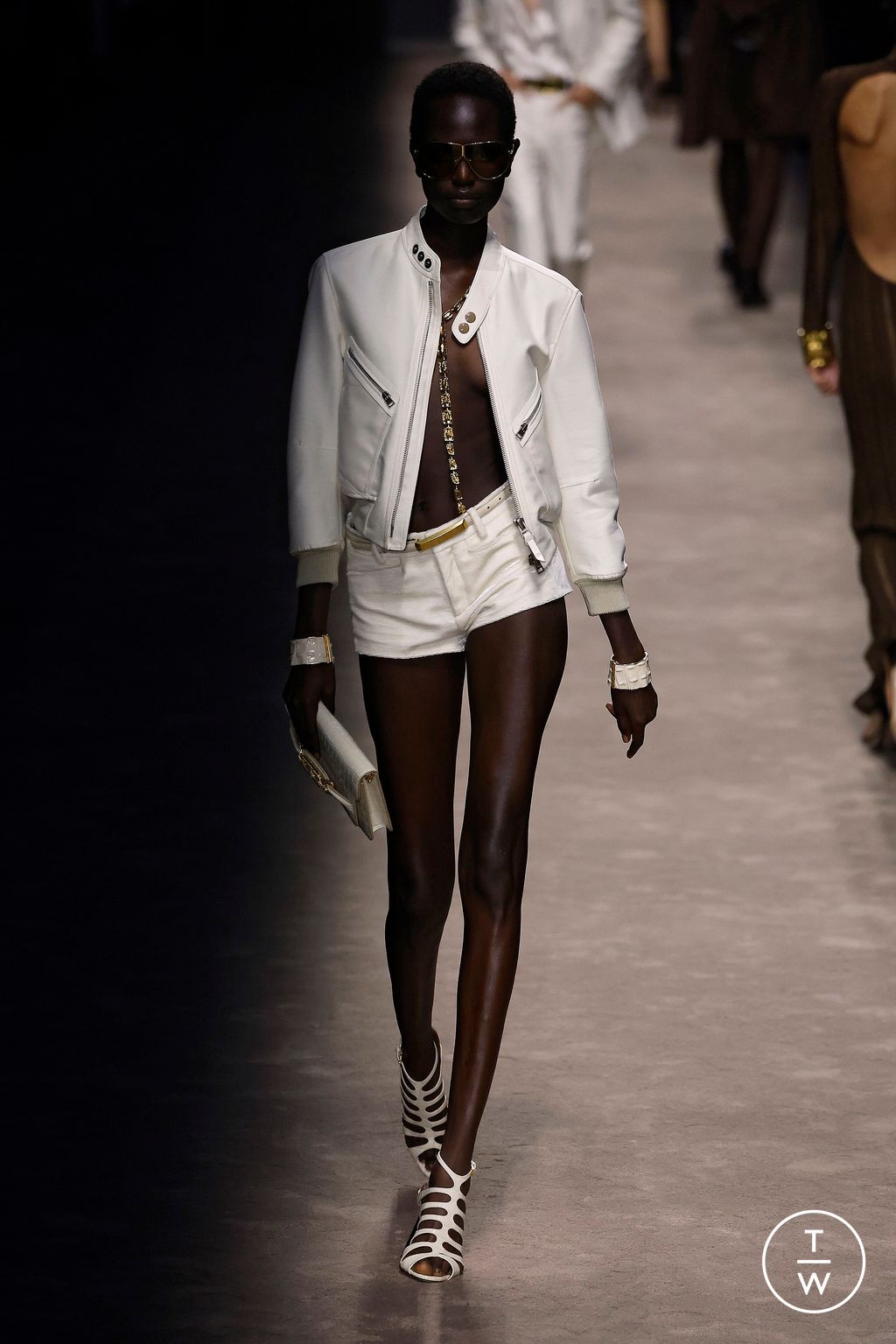 Fashion Week Milan Spring/Summer 2024 look 20 de la collection Tom Ford womenswear