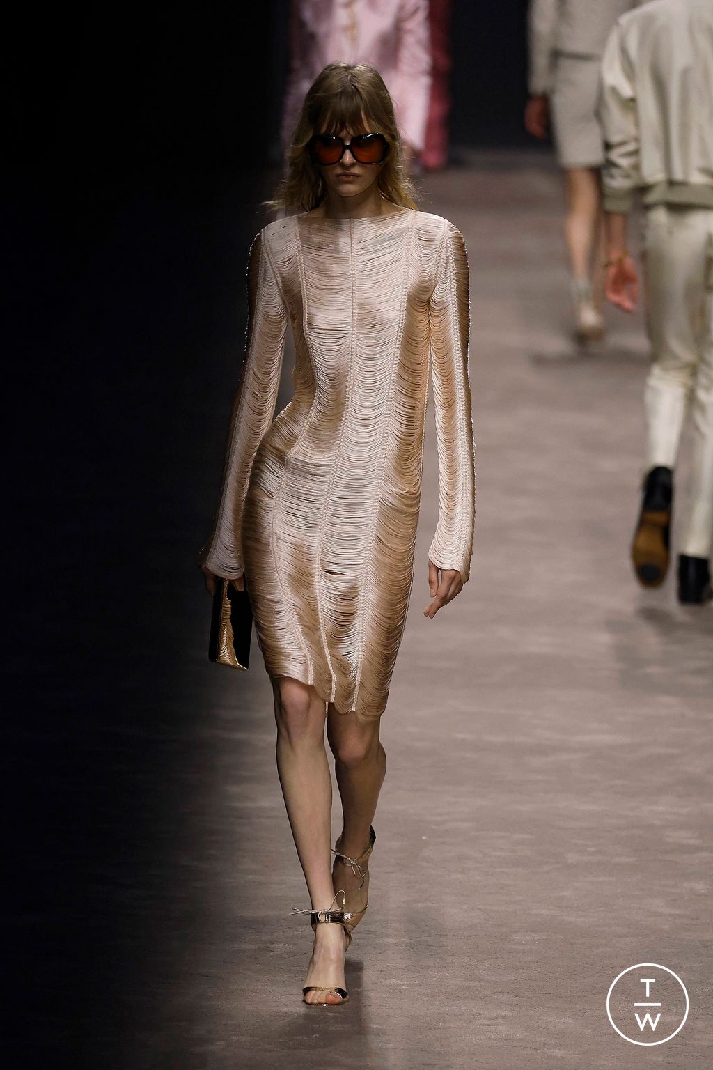 Fashion Week Milan Spring/Summer 2024 look 25 from the Tom Ford collection 女装